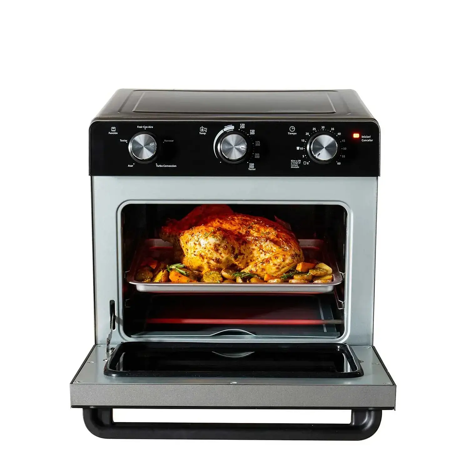 Horno Tostador Oster Freidora Aire 2177537 22Lt Negro