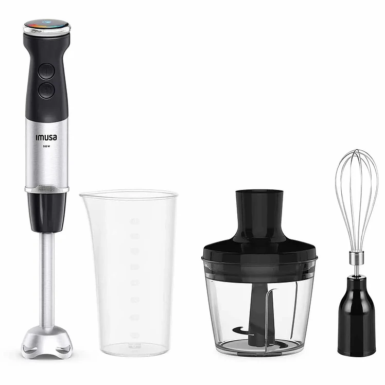 Licuadora Imusa De Mano Quickchefmás Plateada