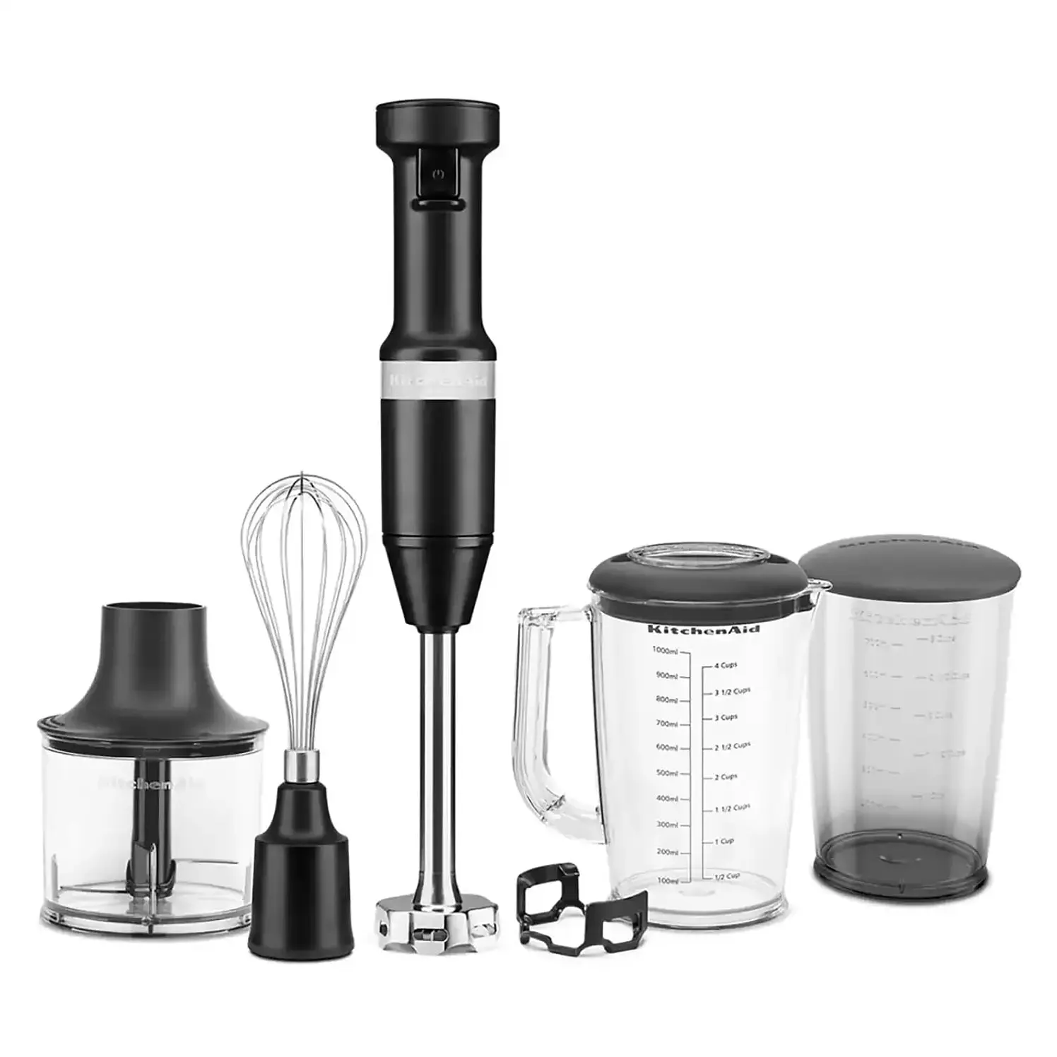 Licuadora De Inmersion Más Accesorios Kitchenaid Negro