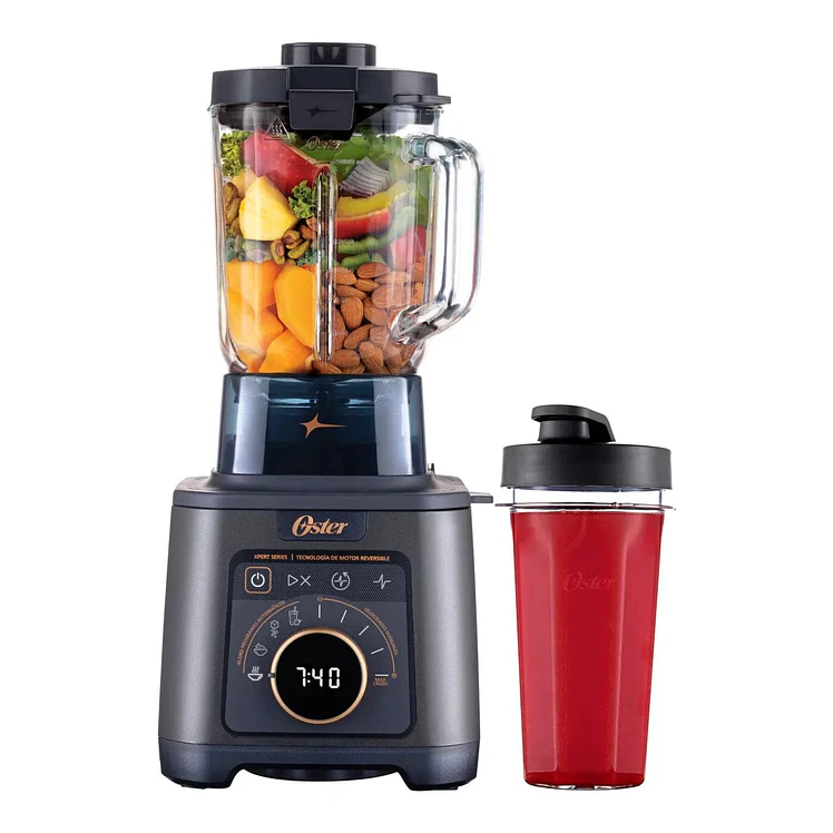 Licuadora Oster Profesional Titan 2.5 L, Más Portátil Negra
