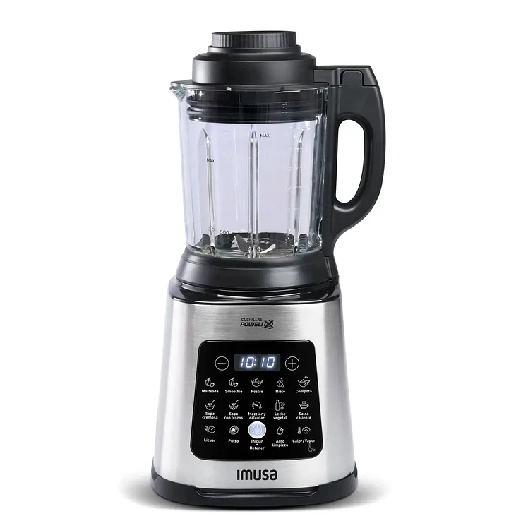 Licuadora Imusa Ultraforce Cook 10 Automáticos 2 L Plateada