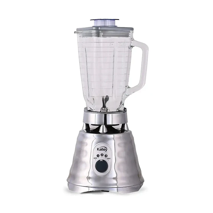 Licuadora Kalley Cromada 1,25 L Plateada