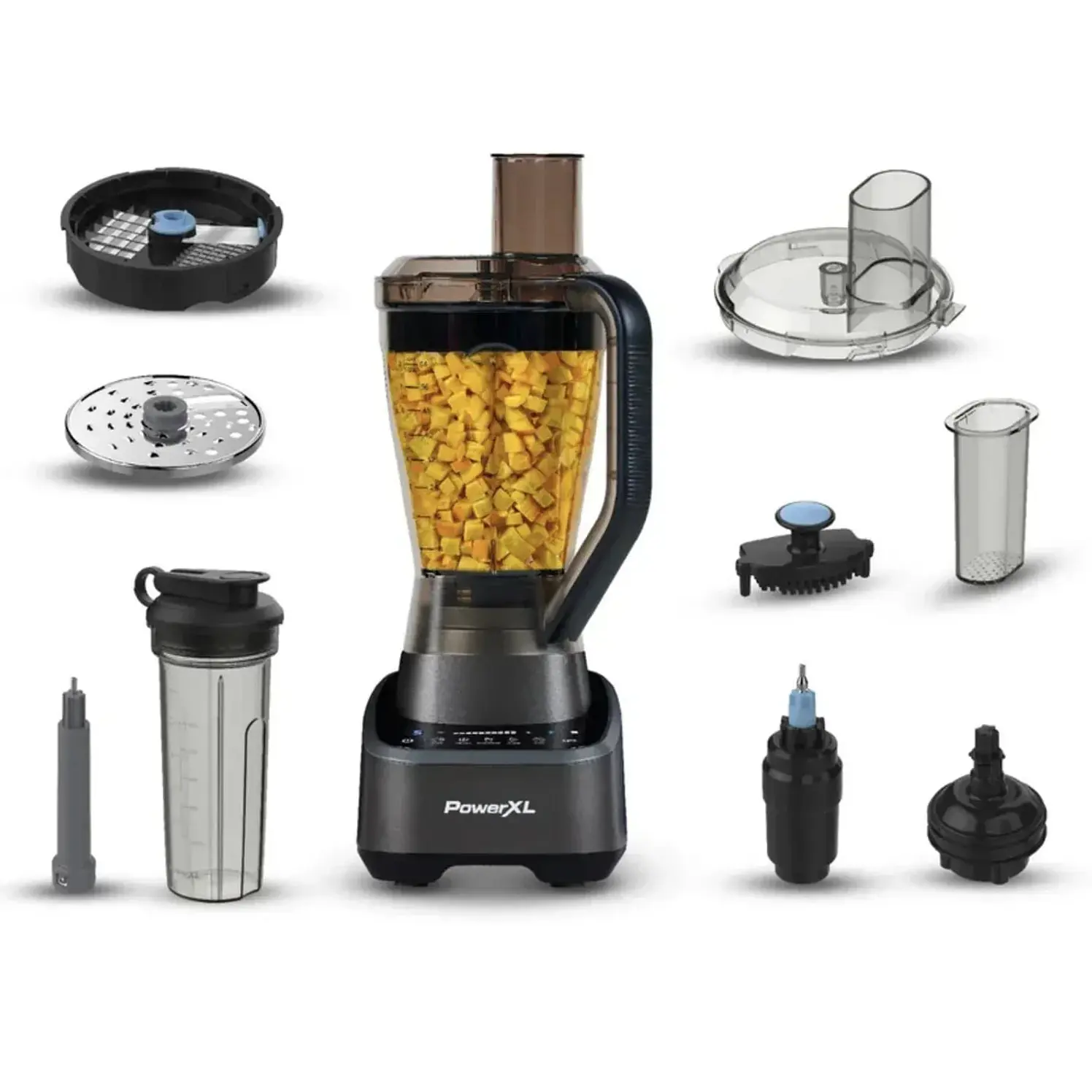 Licuadora Powerxl Sensimax Con Procesador Negro