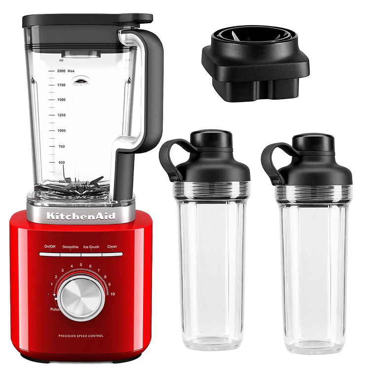 Licuadora Pure Power 2 L Más 2 Vasos Personales Rojo