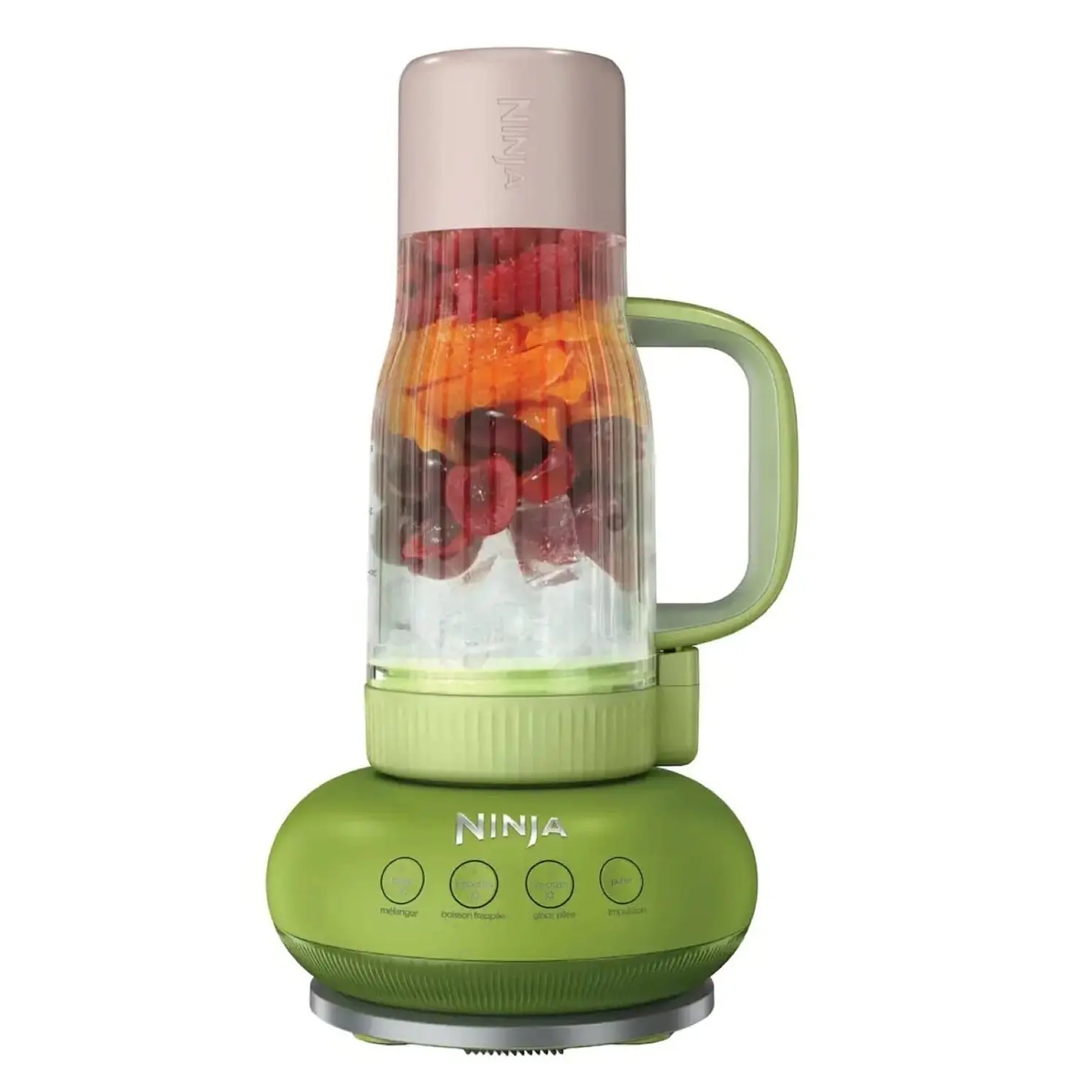 Licuadora Ninja Personal Blendboss 1100 760 Verde Rosado