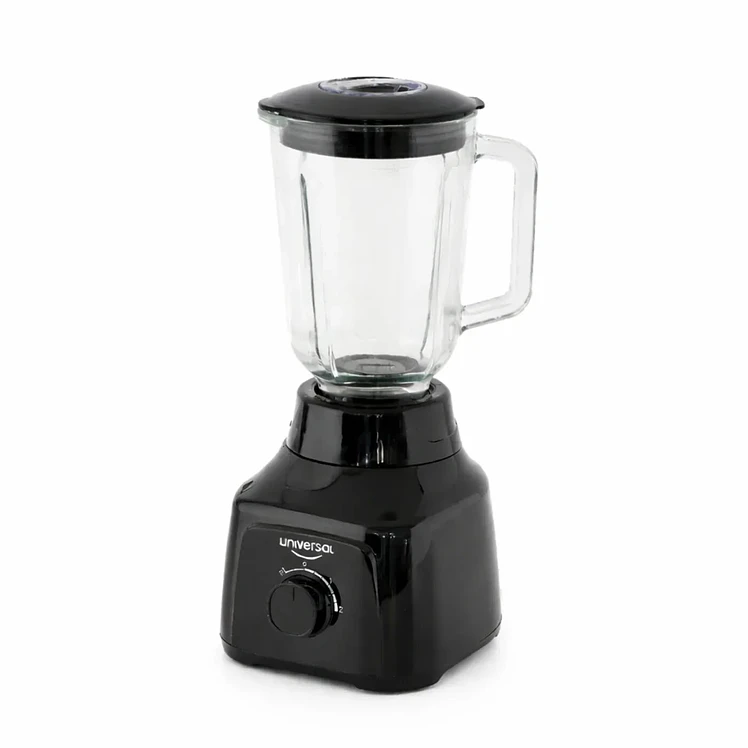 Licuadora Universal 1.5 L, 300 Watts Vital Glass Negro