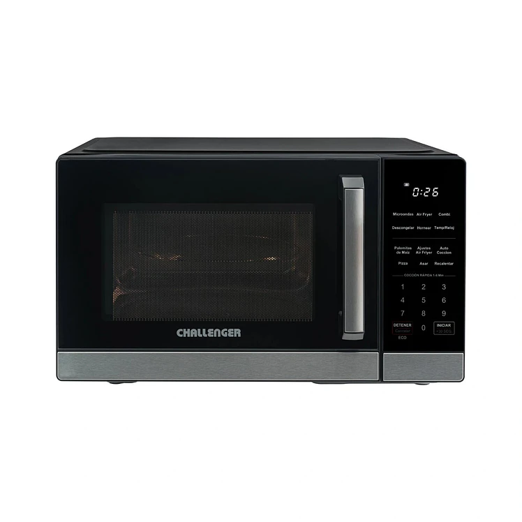 Microondas Challenger Con Air Fryer 0.9 Pies Hm 8024 Negro