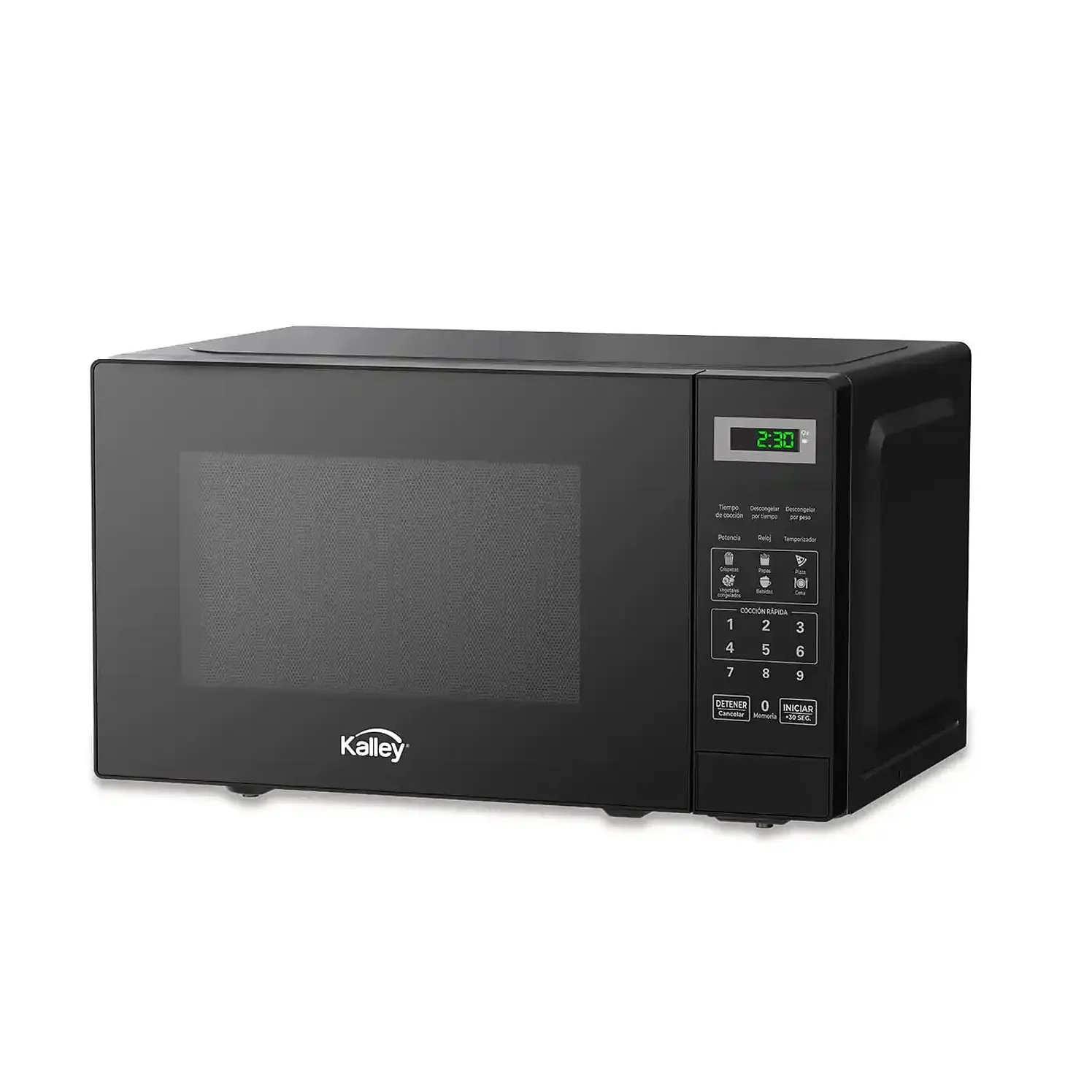 Microondas Kalley 0.7 Pies Negro