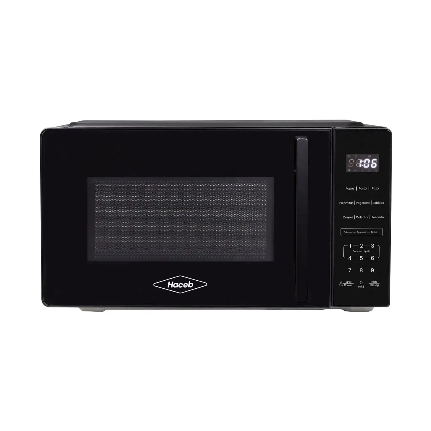 Microondas Haceb 0.7 Pies 20 L Negro Manija