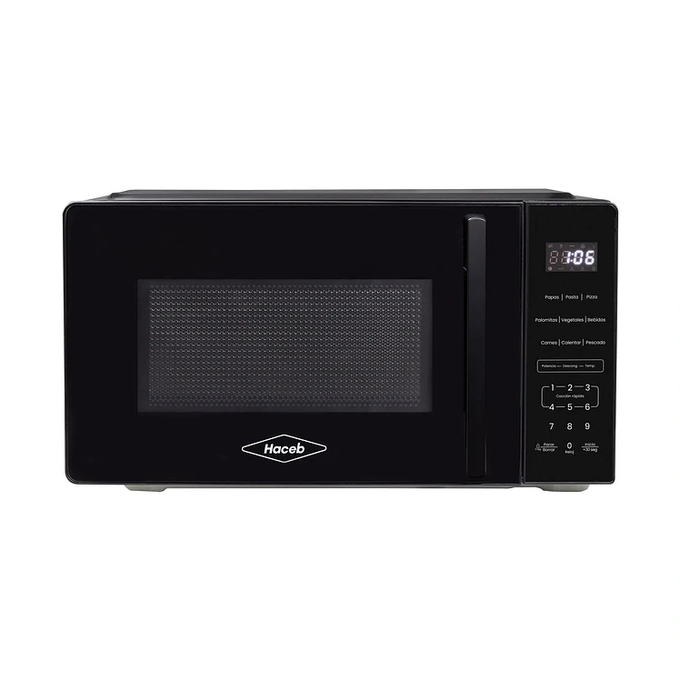 Microondas Haceb 0.7 Pies 20 L Negro Manija