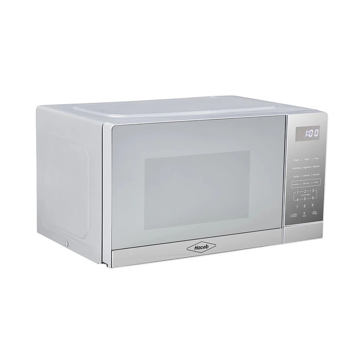 Microondas Haceb 0.7 Pies 20 L Plata Push