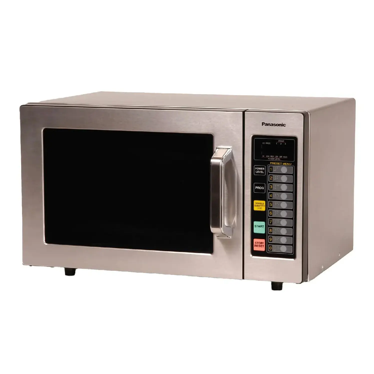 Microondas Panasonic 0.8 Pies Uso Plateado Inoxidable