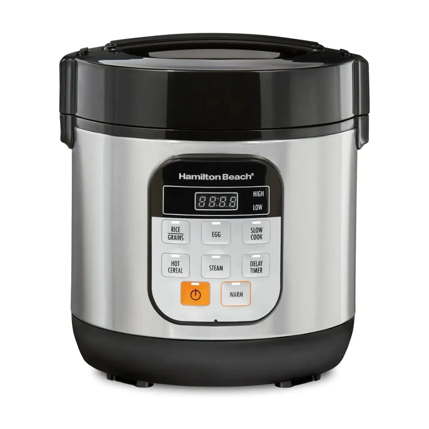 Olla Multifuncional Compacta Hamilton Beach 1.4 L Plateada