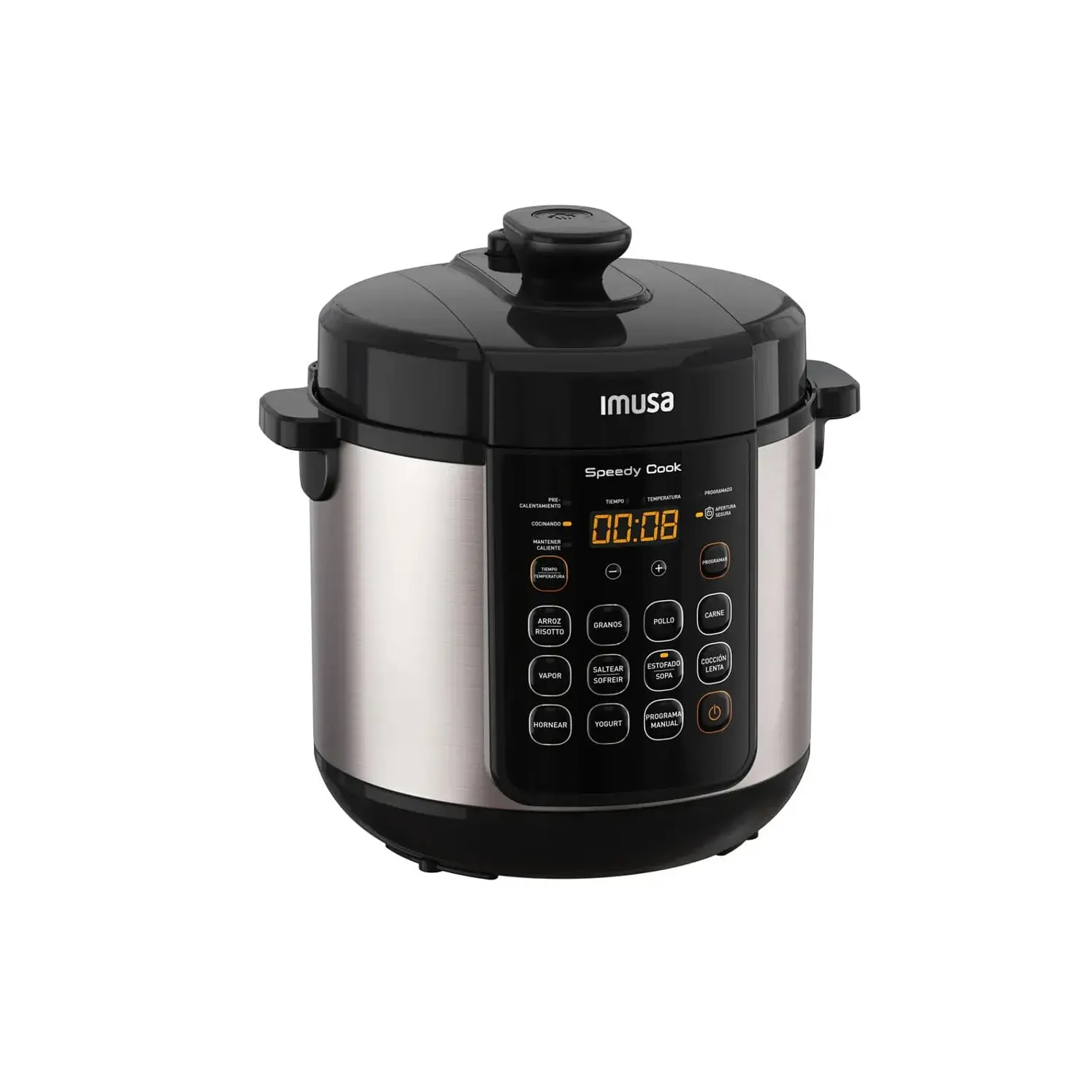 Olla Imusa Multifuncional Speedy Cook 5 L Plateada