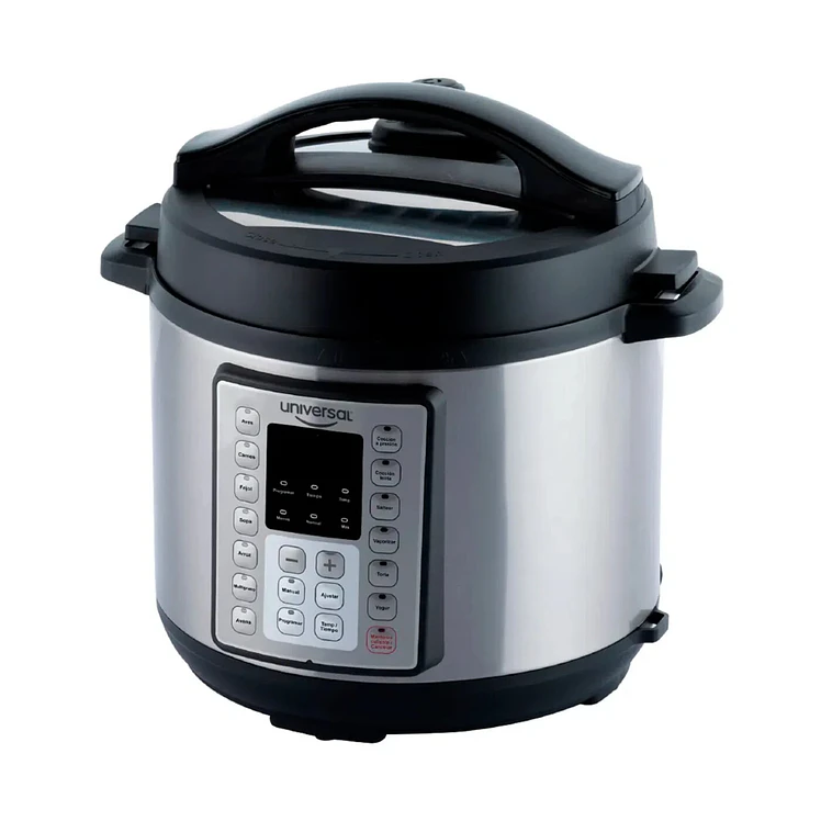 Olla Universal Multifuncional 6 L Plateado