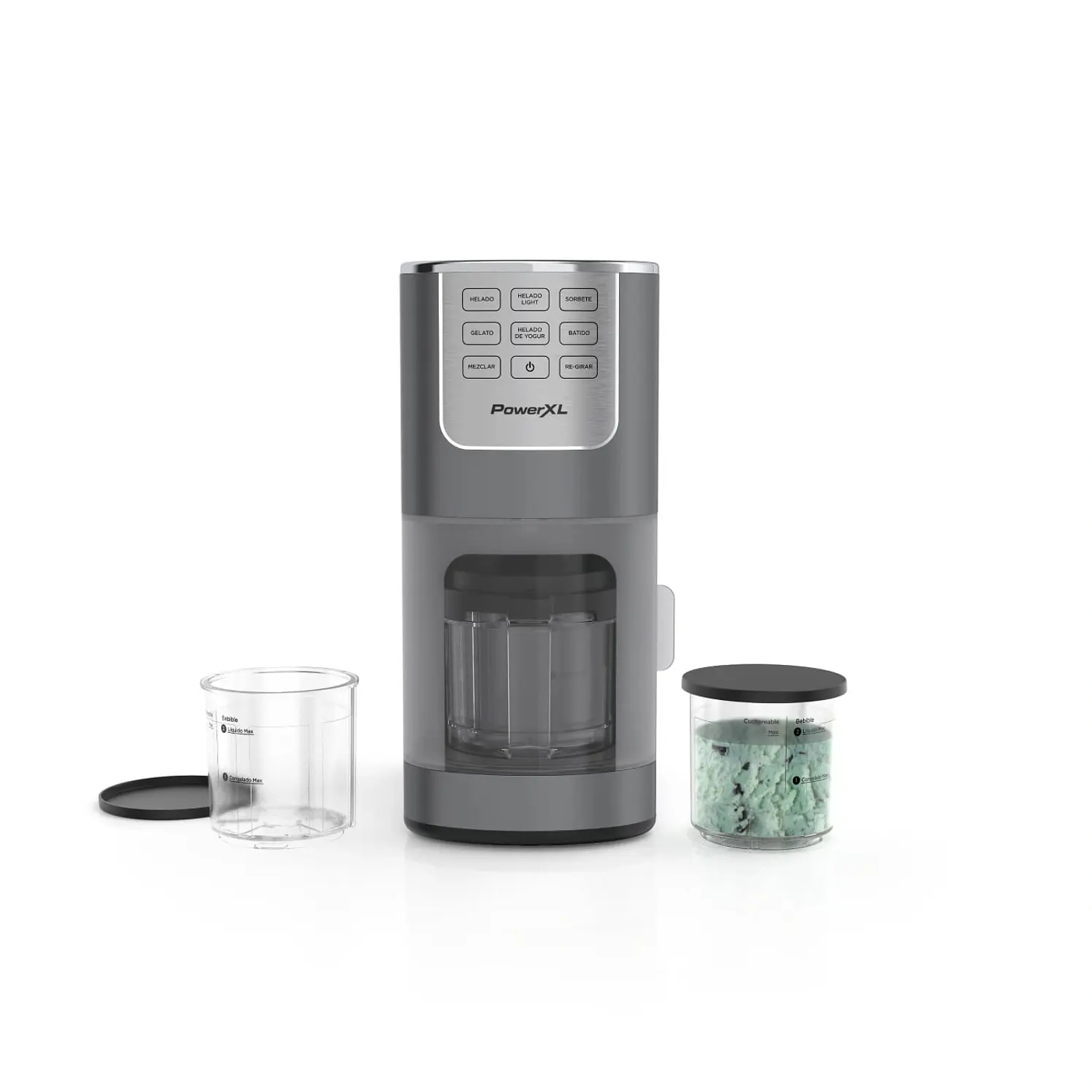 Máquina De Helados Gelatissimo Powerxl Ic001 Gris