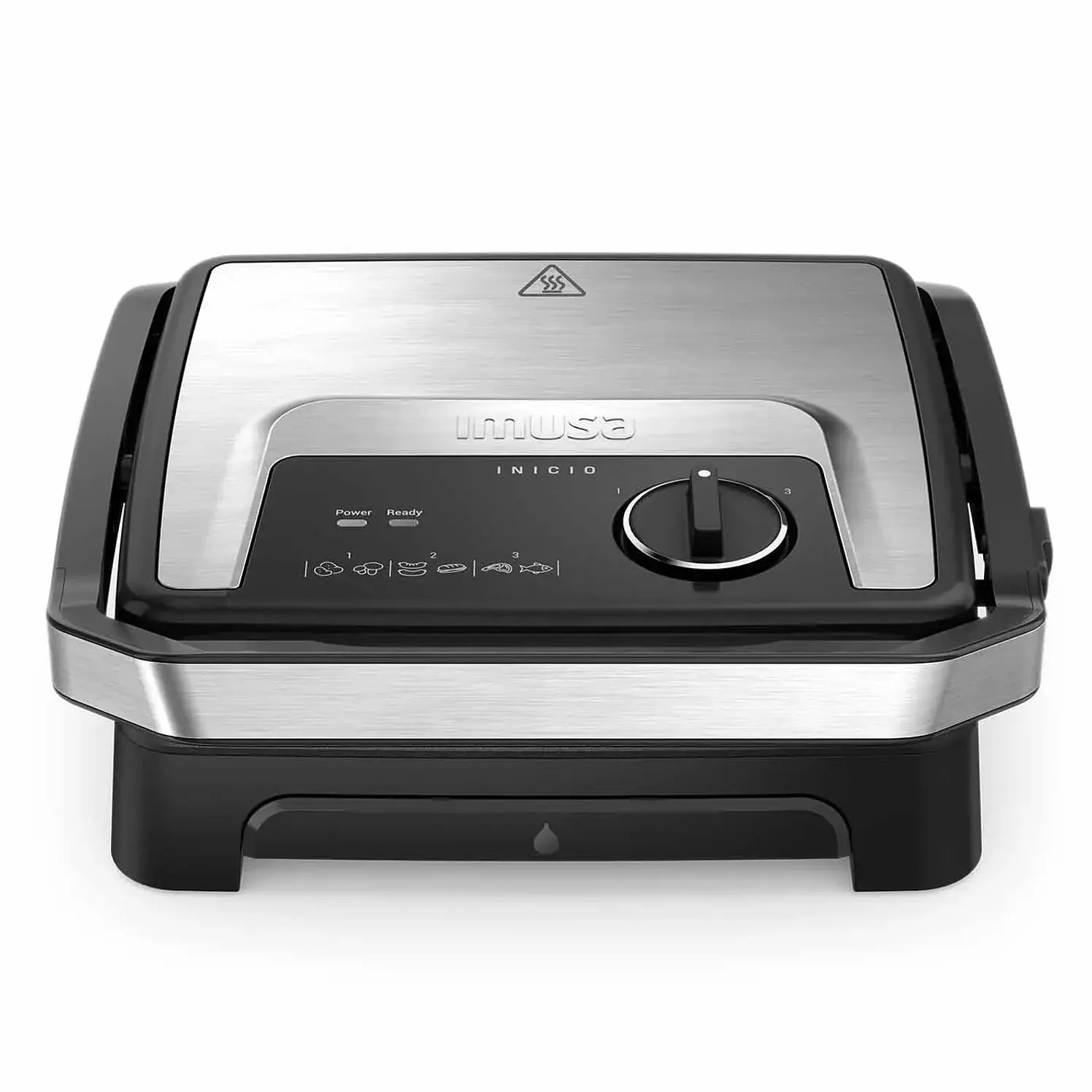 Sanduchera Imusa & Parrilla Eléctrica Adjust Plateada