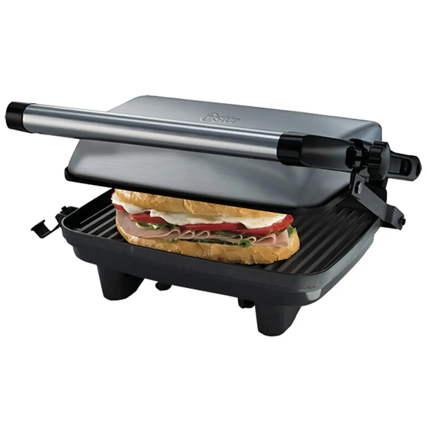 Sanduchera Oster Grill Plateado