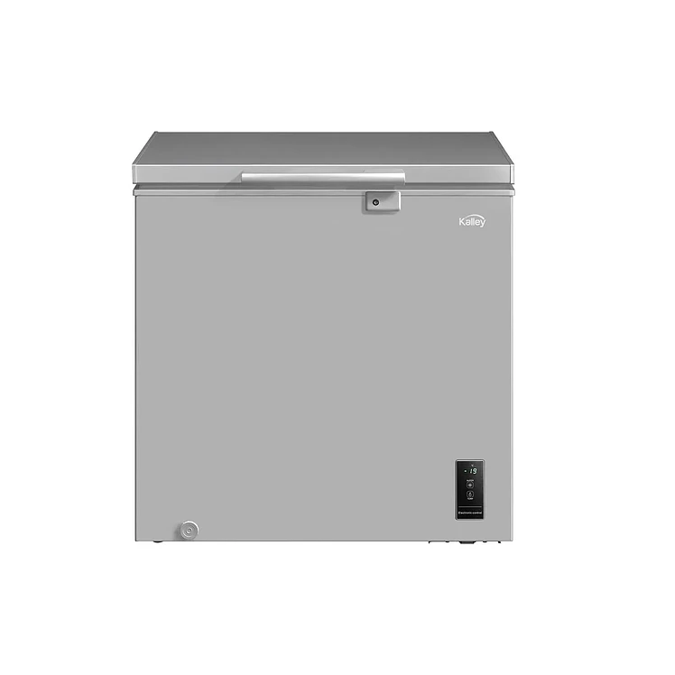 Congelador Kalley Horizontal Dual 194 L Inverter P Gris