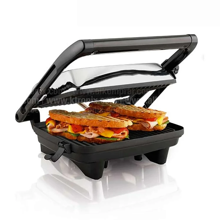 Sanduchera Panini Hamilton 25460 Plateado