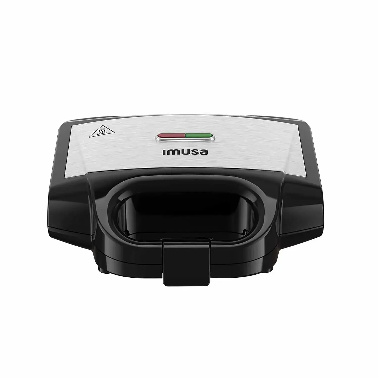 Wafflera Imusa Basic Negra 2 Puestos Negra