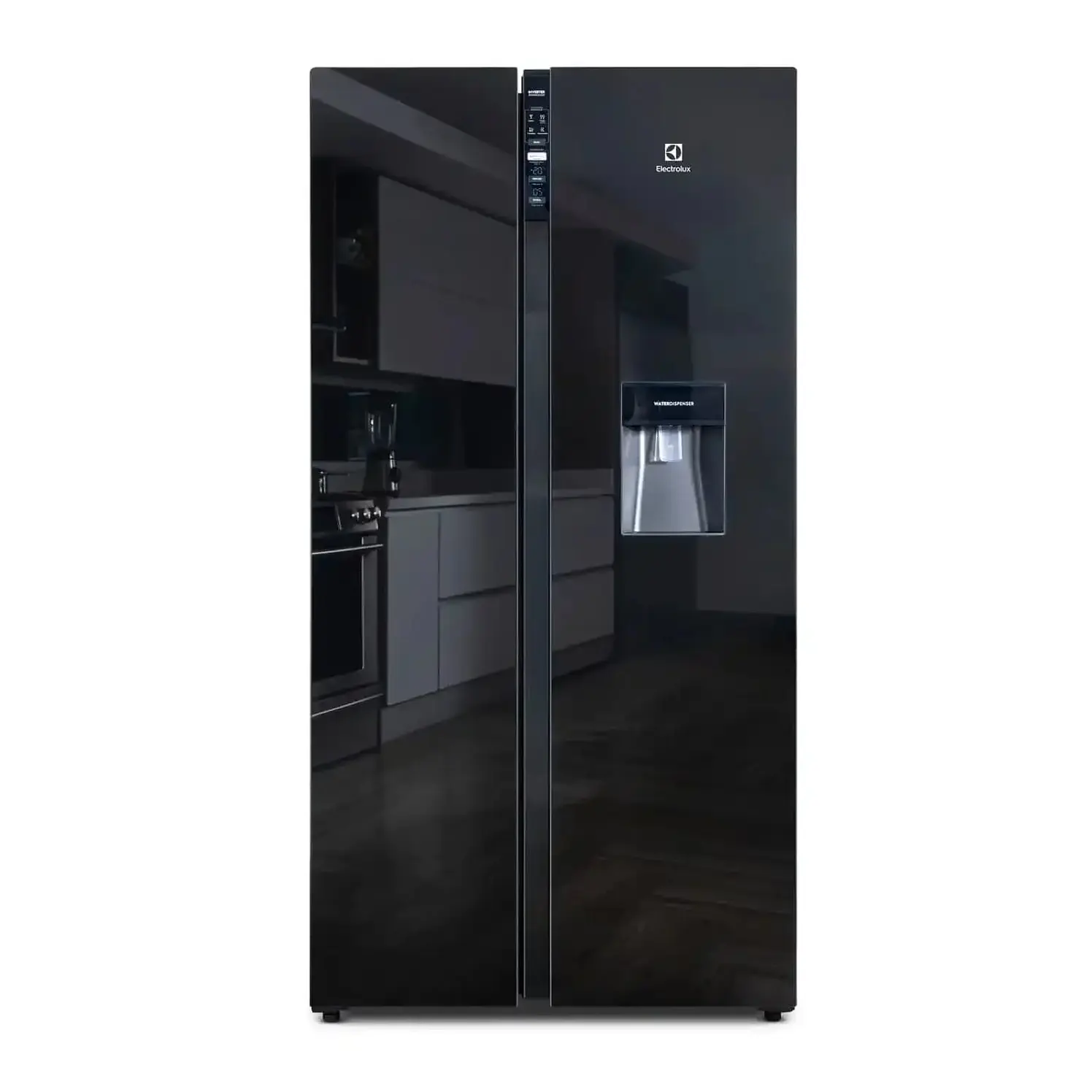 Nevecón Electrolux Side By Side 522 L Acabado Vidrio Negro