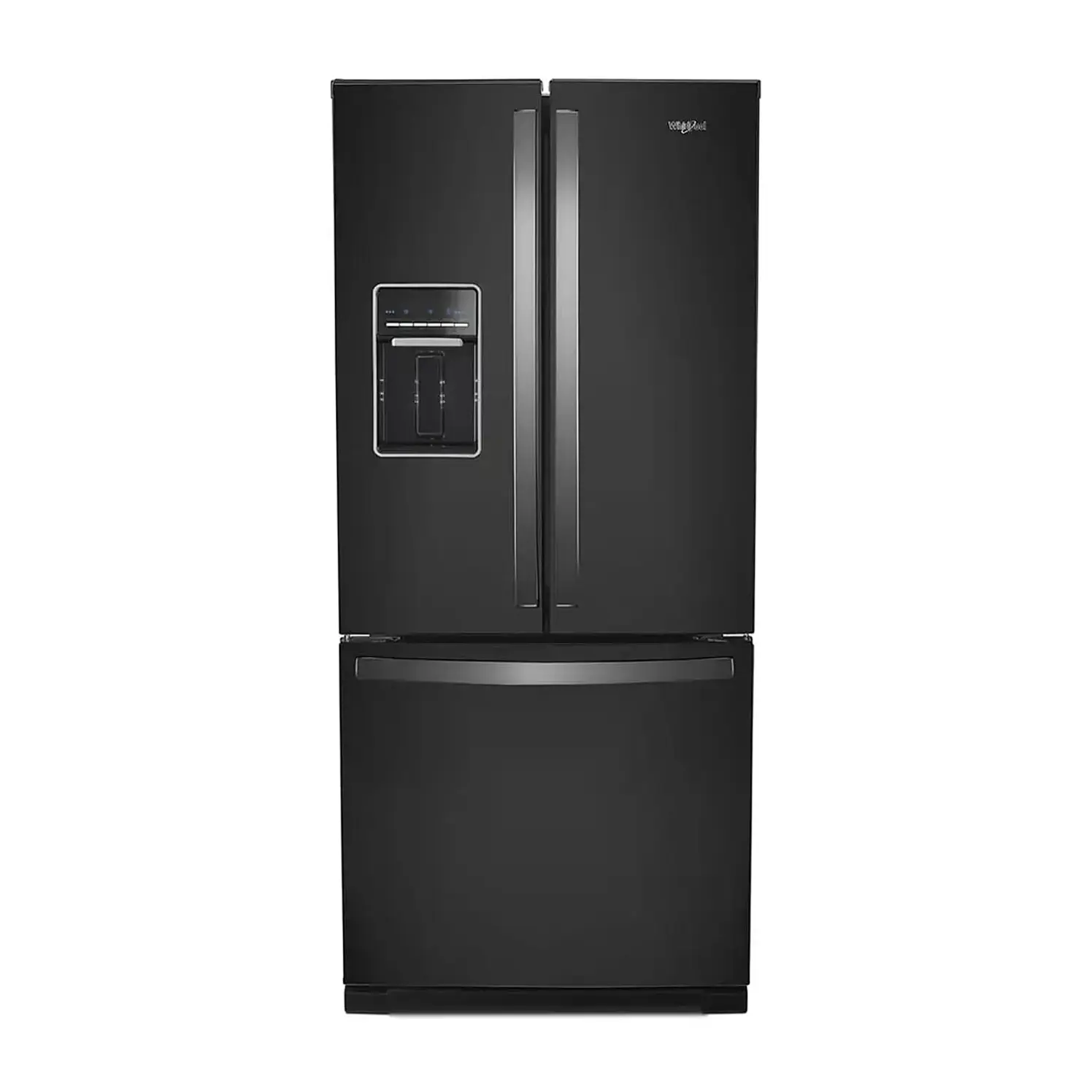 Nevecón Whirlpool French Door Bottom Mount 549 Lt Negro