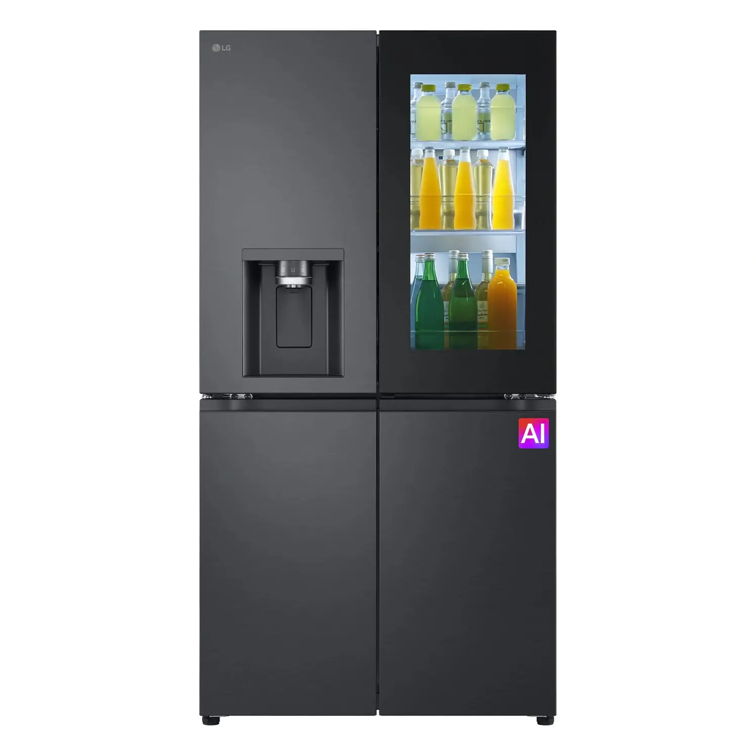 Nevecón LG Instaview Tipo Europeo 850 L Negro