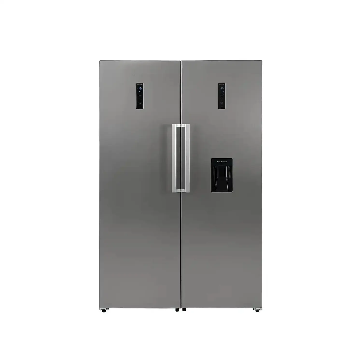 Refrigerador Challenger Más Congelador Side 628 L Twin Gris