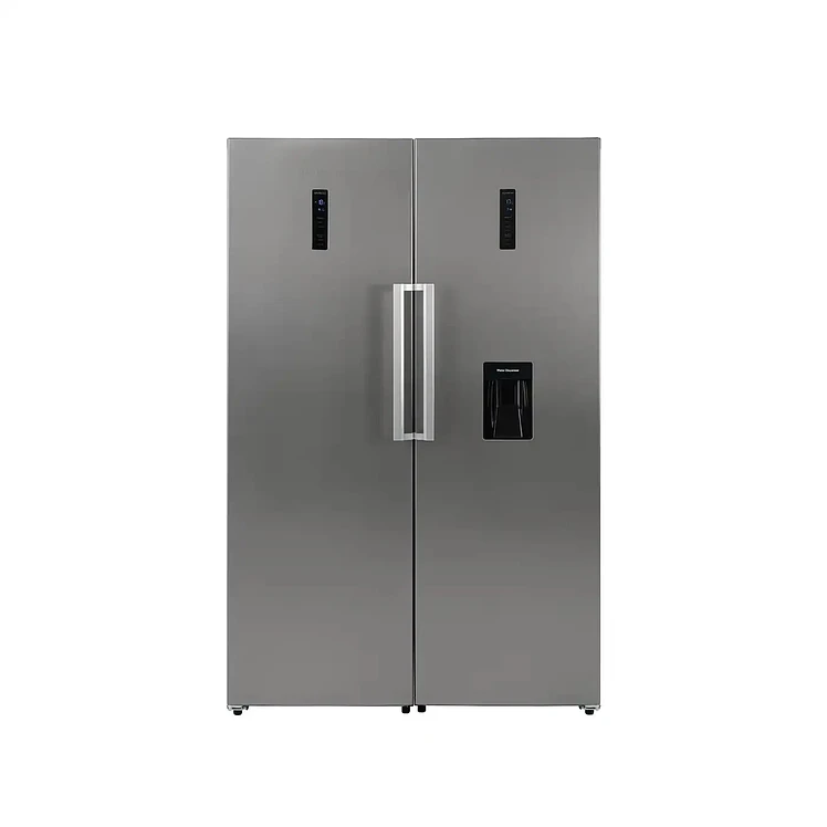 Refrigerador Challenger Más Congelador Side 628 L Twin Gris