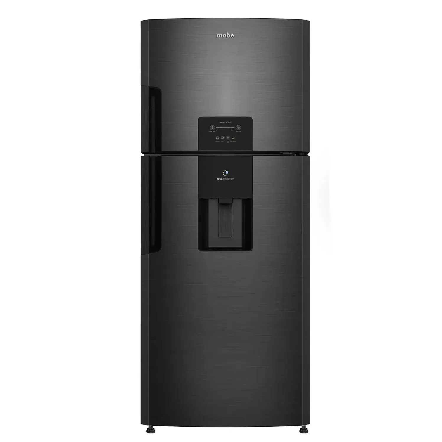 Nevera Mabe No Frost Congelador Superior 394 L Black Steel