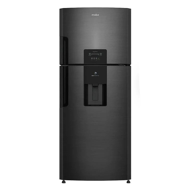 Nevera Mabe No Frost Congelador Superior 394 L Black Steel