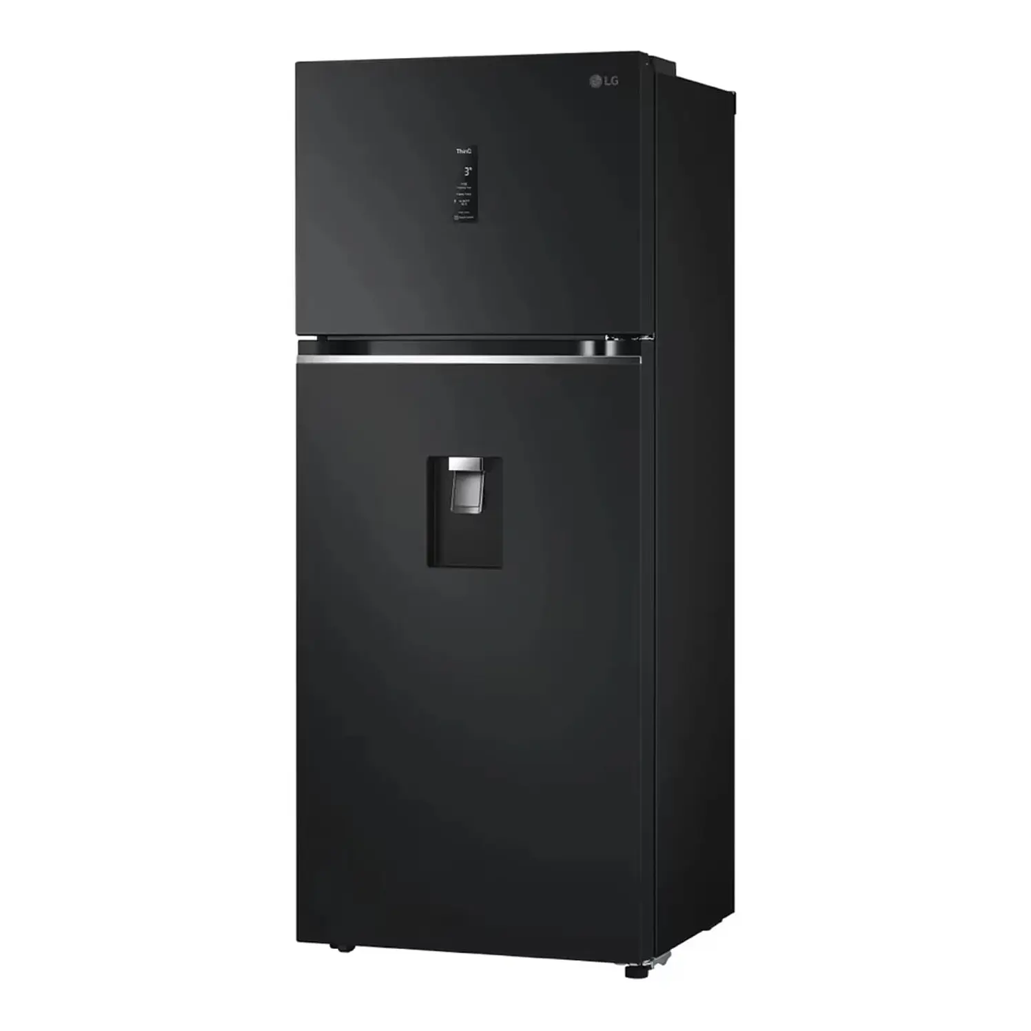 Nevera LG Congelador Superior 394 L Semiautomatico Negro