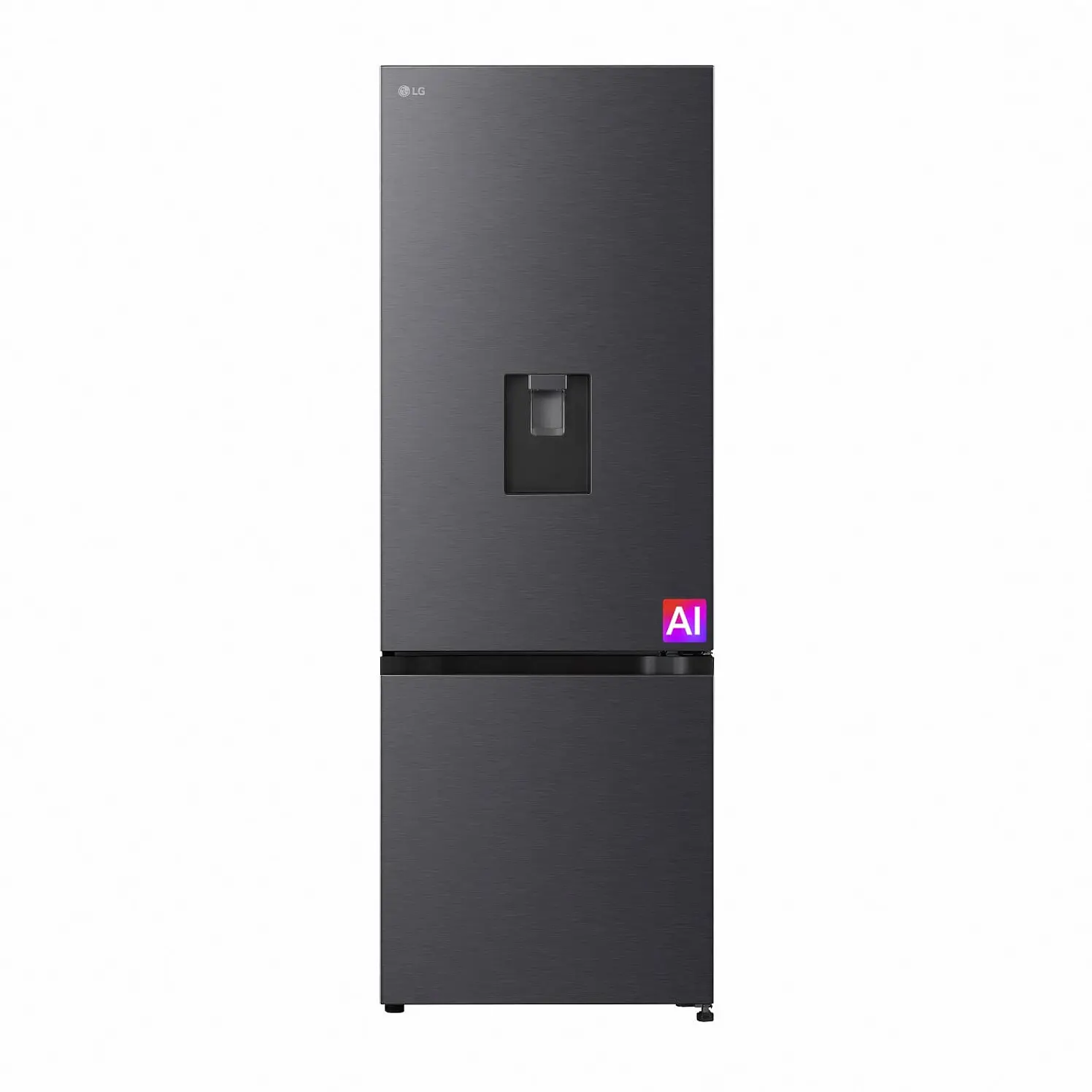 Nevera LG No Frost Congelador Inferior 332 L Negro