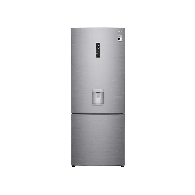 Nevera LG No Frost Congelador Inferior 461 L Gris