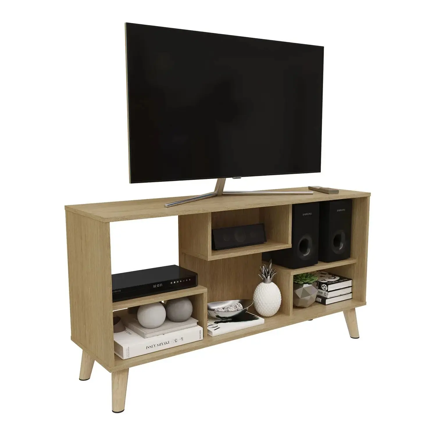 Mesa Maderkit Para TV De 55 Nórdica Rovere