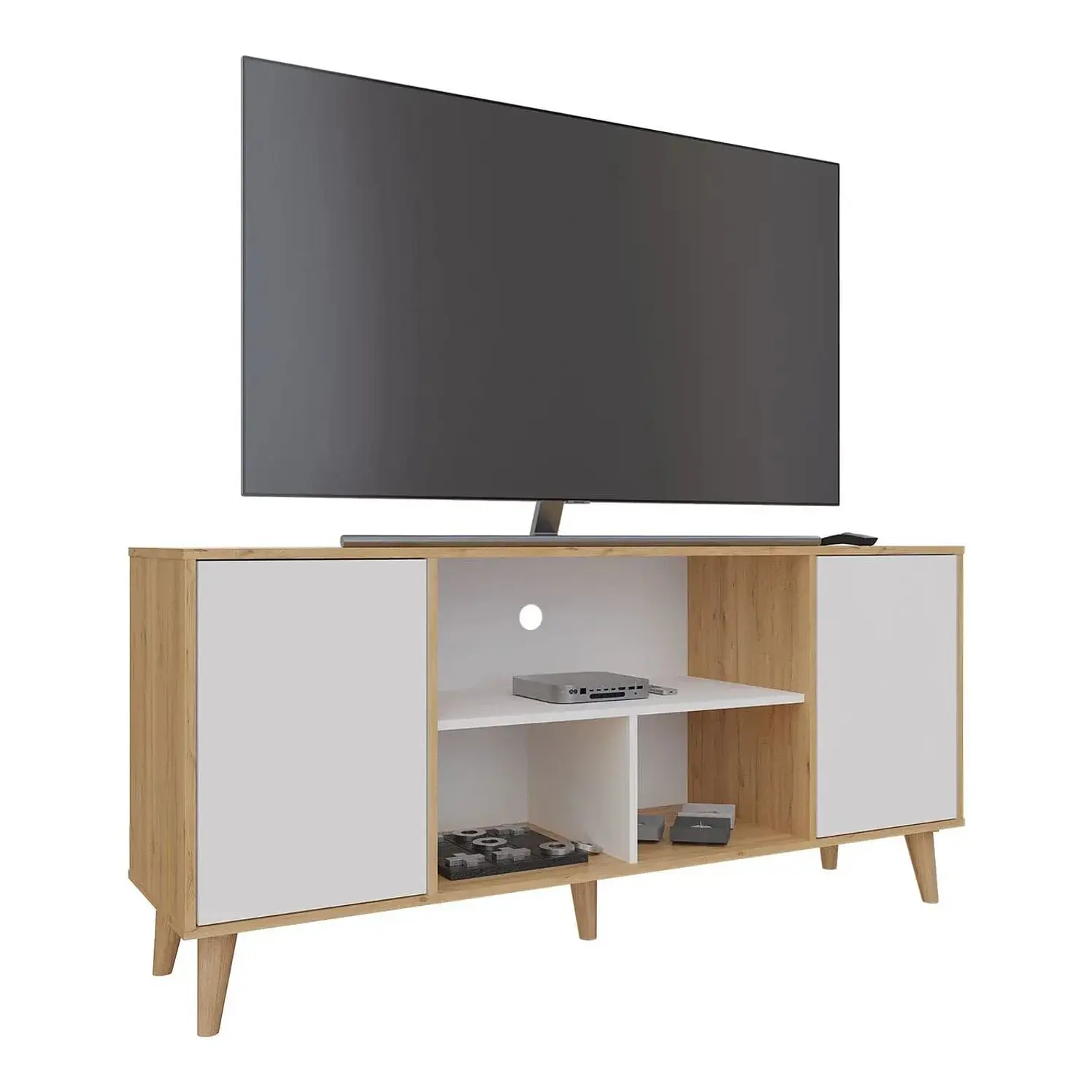 Mesa Maderkit Para TV De 65 Aurora