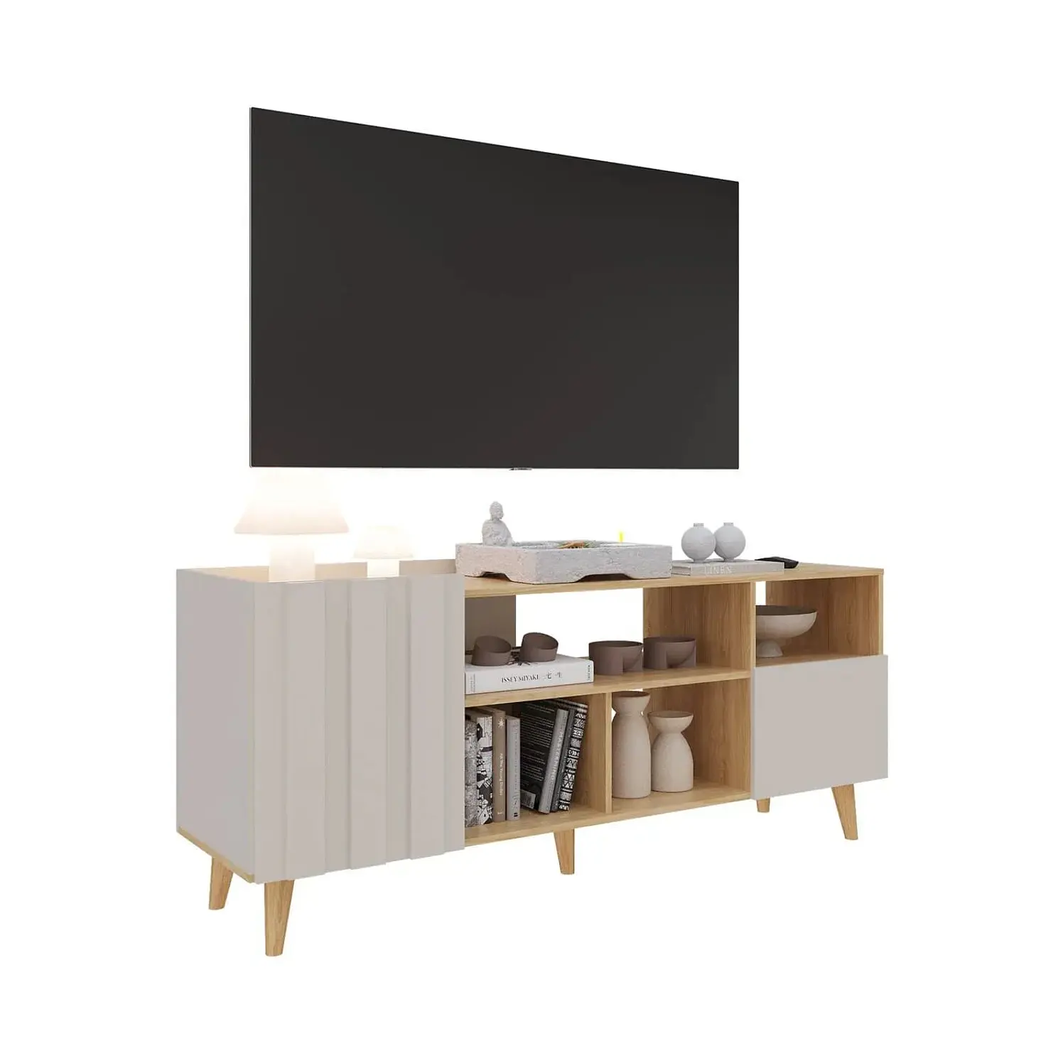 Mesa Maderkit Para TV De 70 Hiru