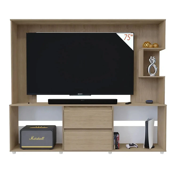 Centro Maderkit Entretenimiento Baptistine Rovere TV 75