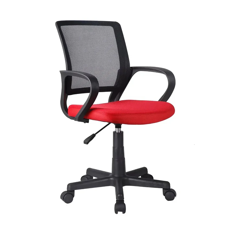 Silla De Oficina Tukasa 5528 Roja En Malla