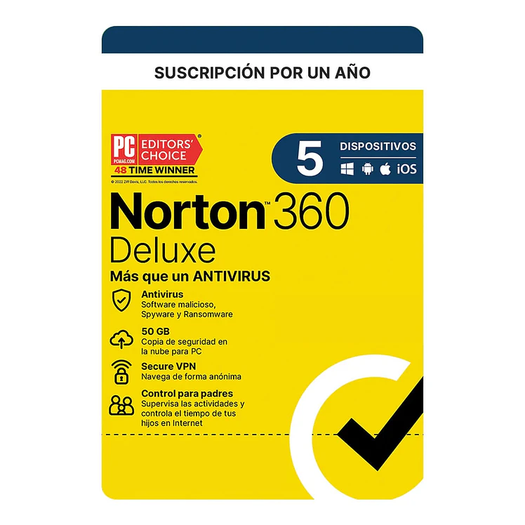 Pin Antivirus Norton 360 Deluxe 5D