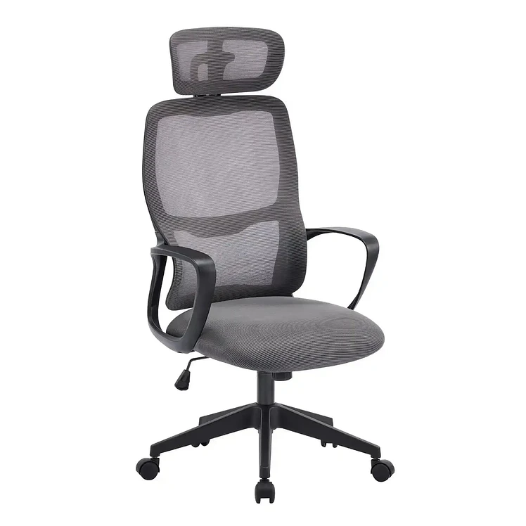 Silla De Oficina Tukasa Helmsley Gris