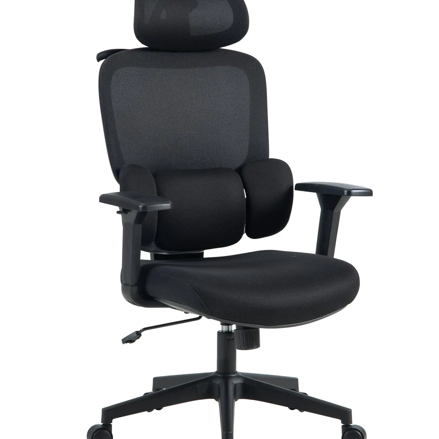 Silla Ejecutiva Tukasa Negra Malla Soporte Lumbar