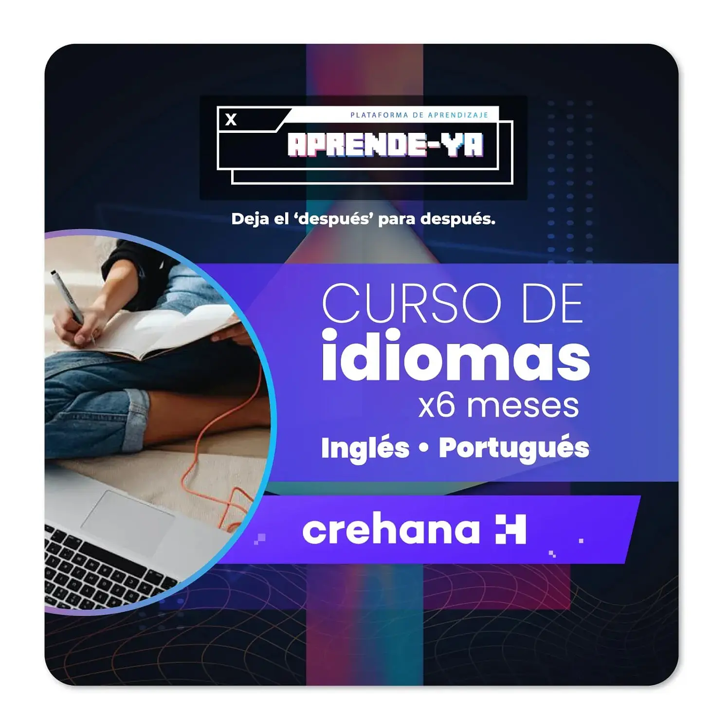 Pin Virtual Aprende Ya Idiomas 6 Meses