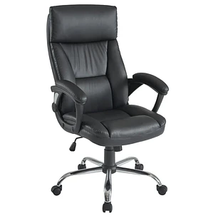 Silla Oficina Gerencial Tukasa Vicente Ecocuero Negro