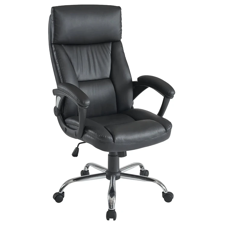 Silla Oficina Gerencial Tukasa Vicente Ecocuero Negro