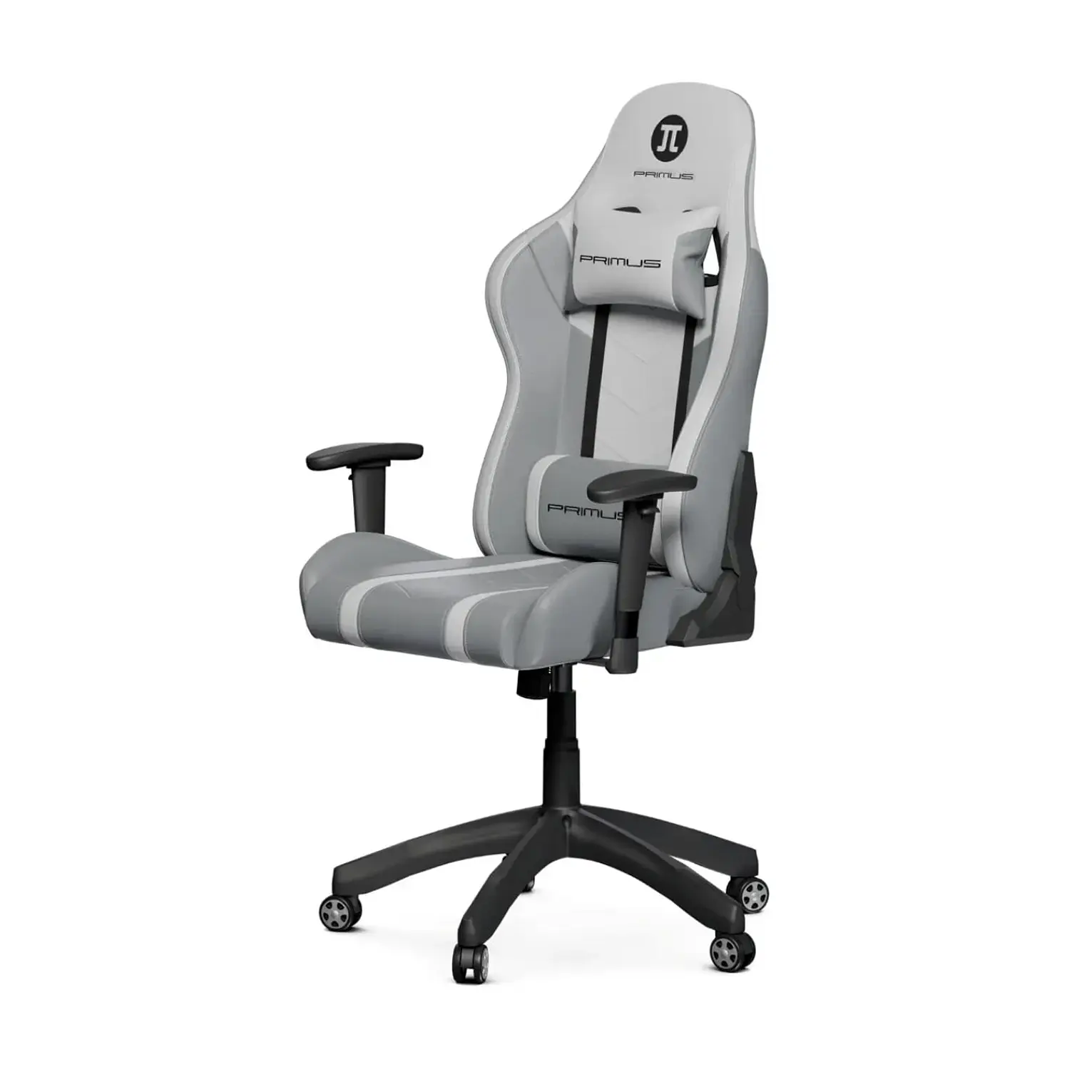 Silla Primus Gaming Thrónos 100T Gris Blanco