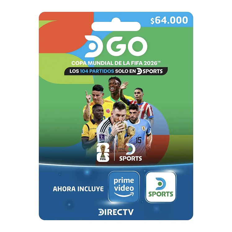 Pin Virtual Directv Go $ 64.000