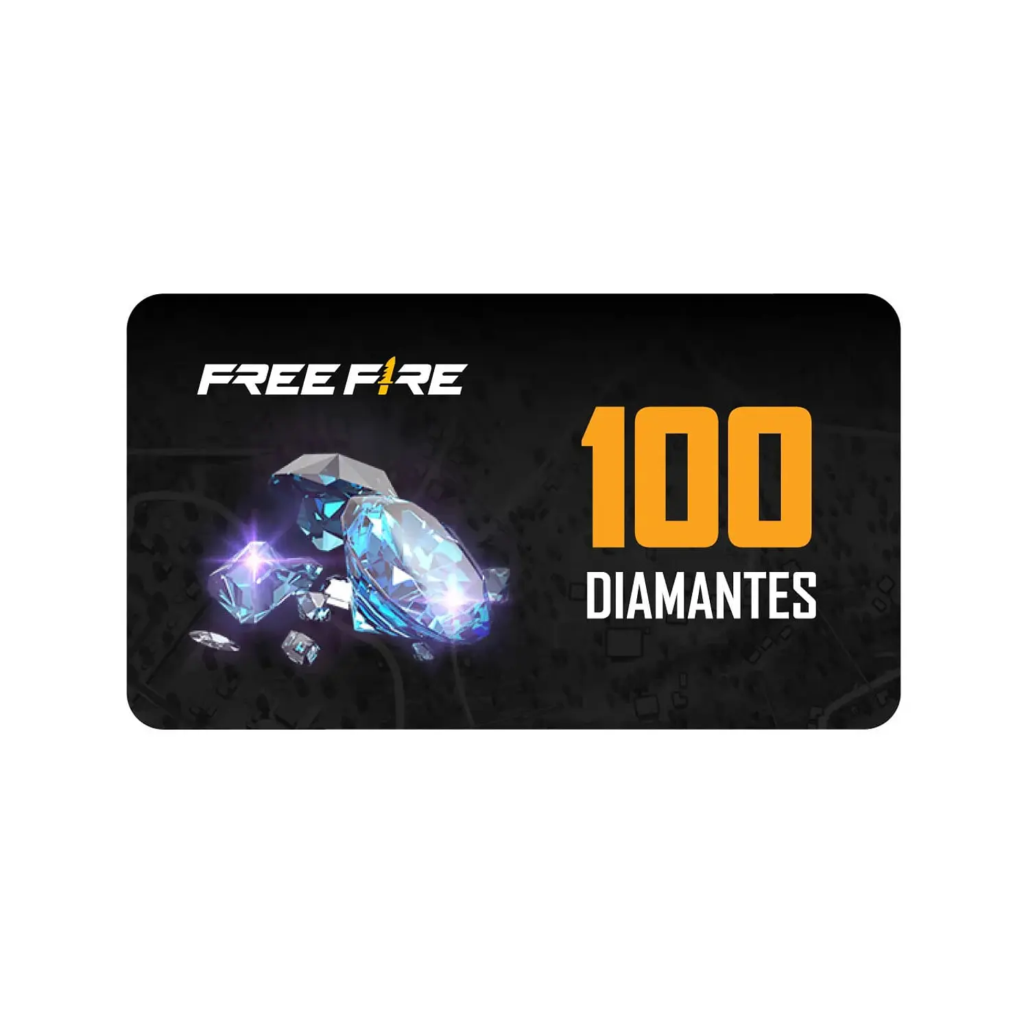 Pin Virtual Freefire 100 Diamantes