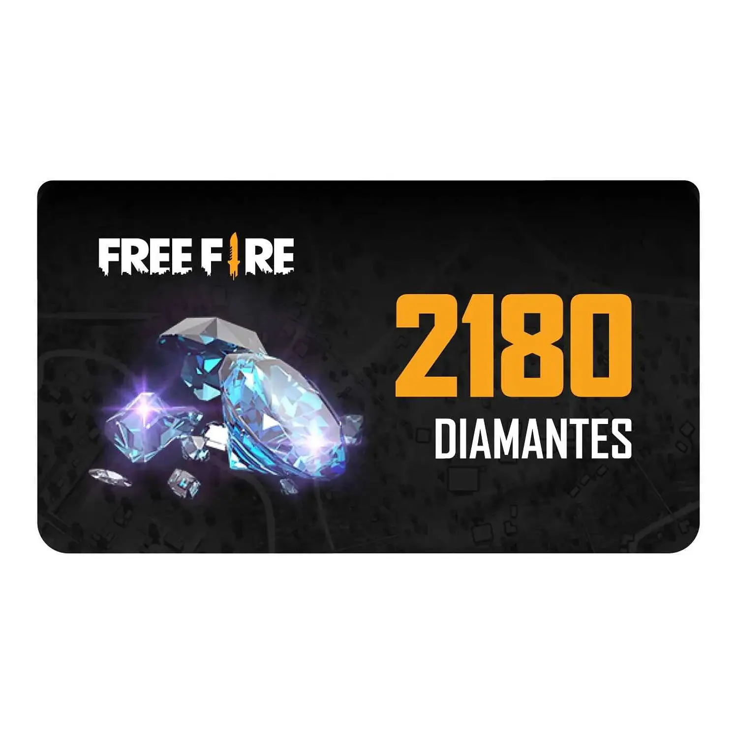 Pin Virtual Freefire 2180 Diamantes